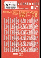 Slavica v české řeči III/1