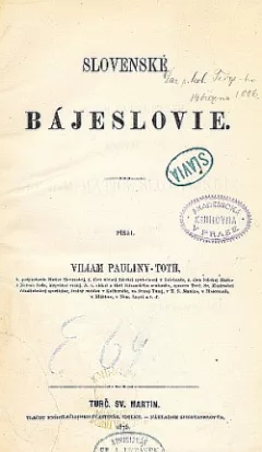 Slovenské bájeslovie