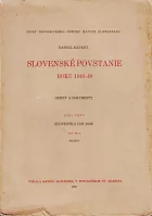 Slovenské povstanie roku 1848-49 I.: Slovenská jar 1