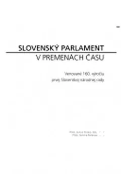 Slovenský parlament v premenách času