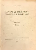 Slovenský prestolný prosbopis z roku 1842 1 : úvod