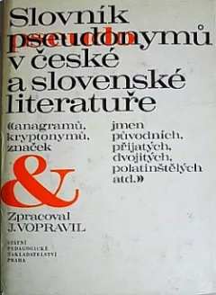 Slovník pseudonymů v české a slovenské literatuře
