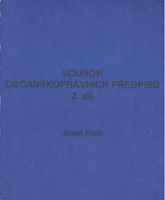 Soubor občanskoprávních předpisů. 2. díl