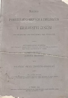 Soupis památek historických a uměleckých v politickém okresu jindřicho-hradeckém