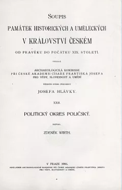 Soupis památek historických a uměleckých v politickém okresu Poličském