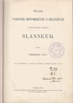 Soupis památek historických a uměleckých v politickém okresu slanském