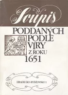 Soupis poddaných podle víry z roku 1651 Hradecko - Bydžovsko. Díl 2