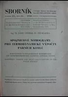 Spojnicové nomogramy pro termodynamické výpočty parních kotlů