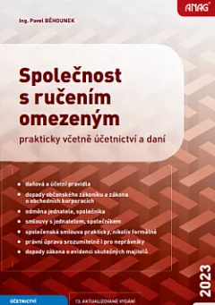 Společnost s ručením omezeným – prakticky včetně účetnictví a daní