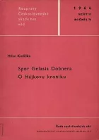 Spor Gelasia Dobnera o Hájkovu kroniku