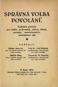 Správná volba povolání