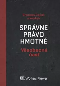 Správne právo hmotné: Všeobecná časť