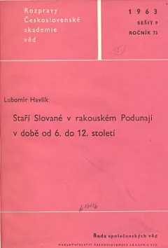 Staří Slované v rakouském Podunají v době od 6. do 12. století