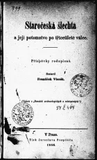 Staročeská šlechta a její potomstvo po třicetileté válce