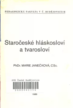Staročeské hláskosloví a tvarosloví