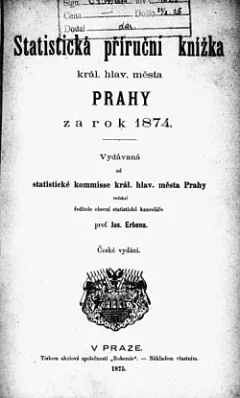 Statistická příruční knížka král. hlav. města Prahy za rok 1874