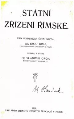 Státní zřízení římské