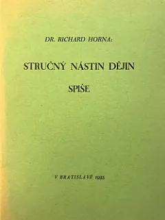 Stručný nástin dějin Spiše