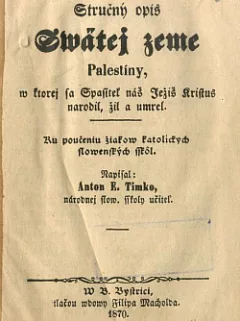 Stručný opis Svätej zeme Palestíny
