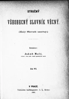 Stručný všeobecný slovník věcný VI. díl