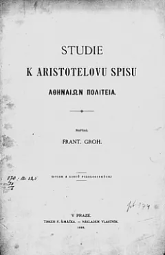 Studie k Aristotelovu spisu Athenaion politeia