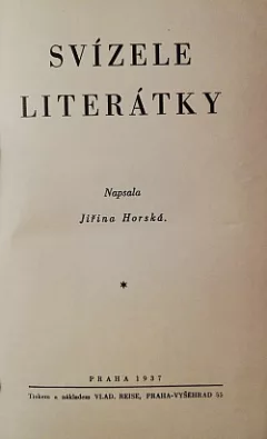 Svízele literátky