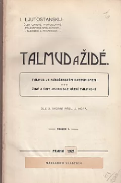 Talmud a Židé - Svazek I