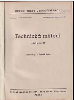 Technická měření
