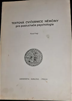 Textová cvičebnice němčiny pro posluchače psychologie