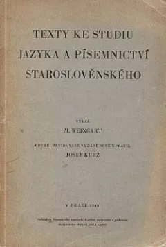 Texty ke studiu jazyka a písemnictví staroslověnského
