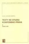Texty ke studiu konfesního práva II., Český stát