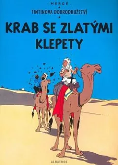 Krab se zlatými klepety