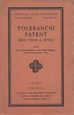 Toleranční patent, jeho vznik a vývoj