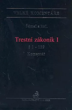 Trestní zákoník I