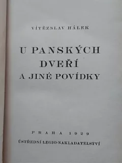 U panských dveří a jiné povídky