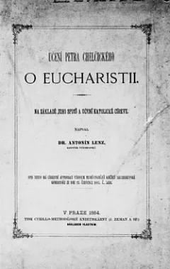 Učení Petra Chelčického o Eucharistii