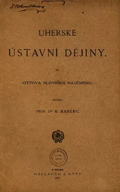 Uherské ústavní dějiny