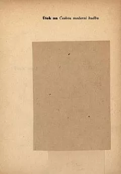 Útok na Českou moderní hudbu
