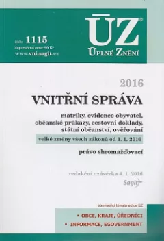 ÚZ 1115 - Vnitřní správa