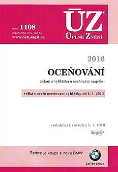 ÚZ č. 1108 - Oceňování majetku 2016