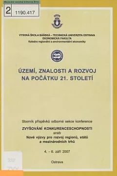 Území, znalosti a rozvoj na počátku 21. století