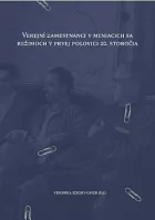 Verejní zamestnanci v meniacich sa režimoch v prvej polovici 20. storočia