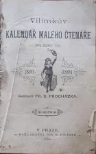 Vilímkův kalendář malého čtenáře pro školní rok 1893 - 1894