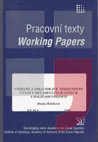 Vnímané a spravedlivé nerovnosti: vývoj v devadesátých letech a další souvislosti