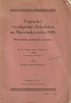 Vojenské vystúpenie Sokolstva na Slovensku roku 1919
