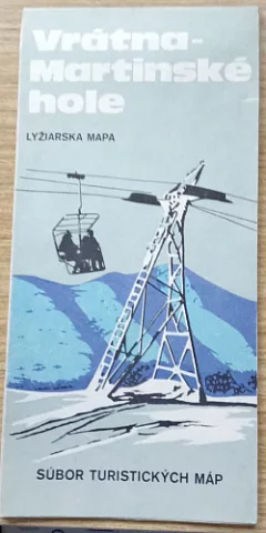 Vrátna - Martinské hole: Lyžiarska mapa