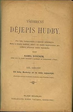 Všeobecný dějepis hudby. Díl druhý