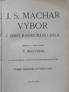 Výbor z jeho básnického díla