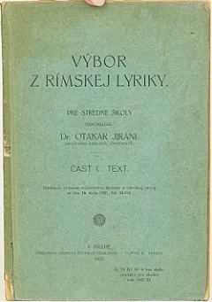 Výbor z rímskej lyriky, časť I.: text