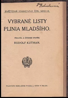 Vybrané listy  Plinia Mladšího